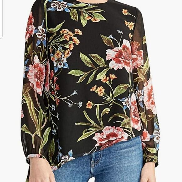 Rachel Roy Women's Susana Asymmetric Pullover Blouse - Picture 1 of 8